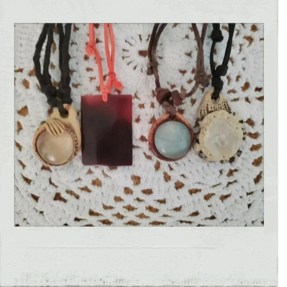 Bohemian Beach Shell Stone Choker Necklace Bundle - Picture 2 of 2